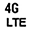 Symbol für 4G LTE-Signal