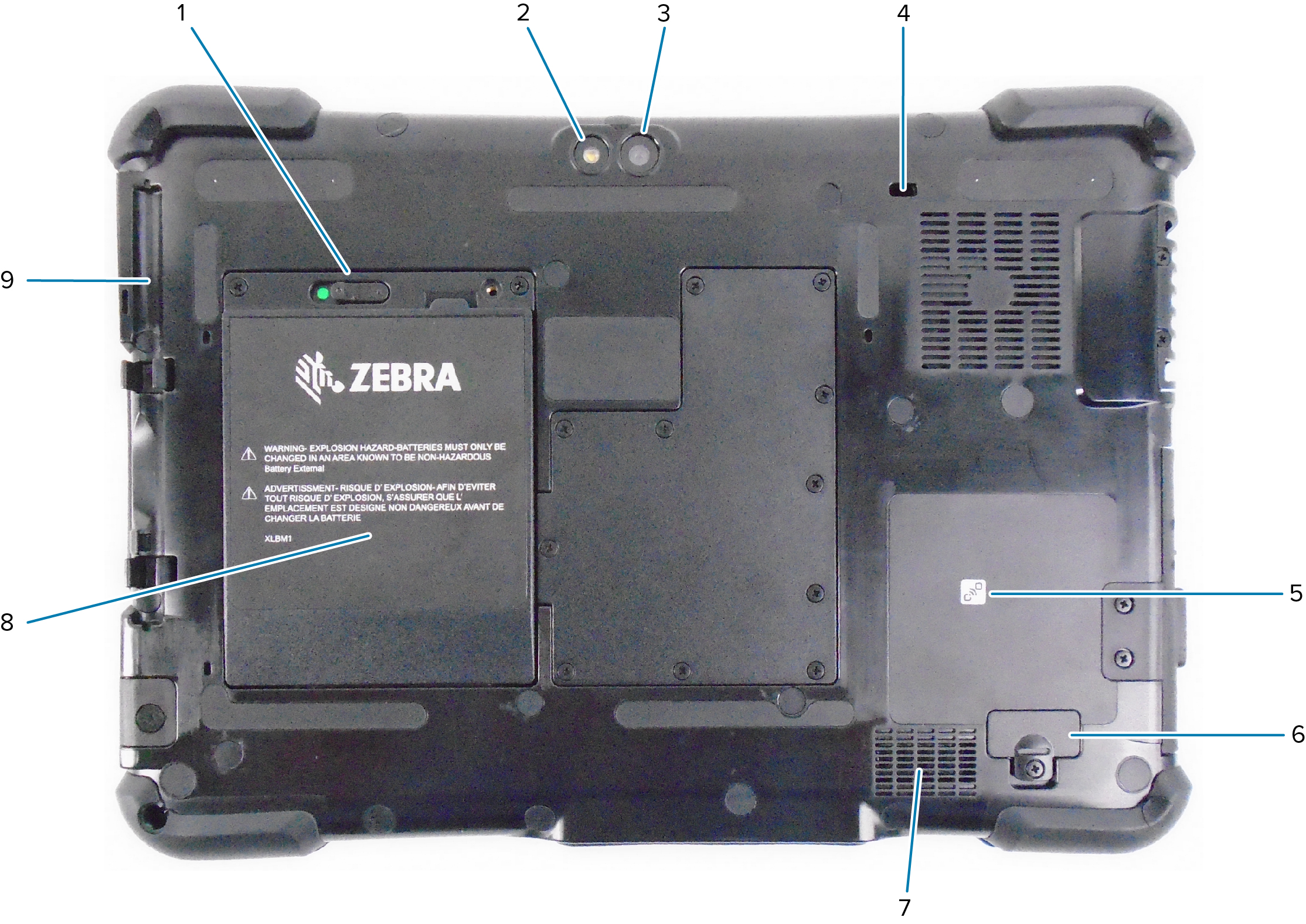 XSLATE L10ax – Rückansicht