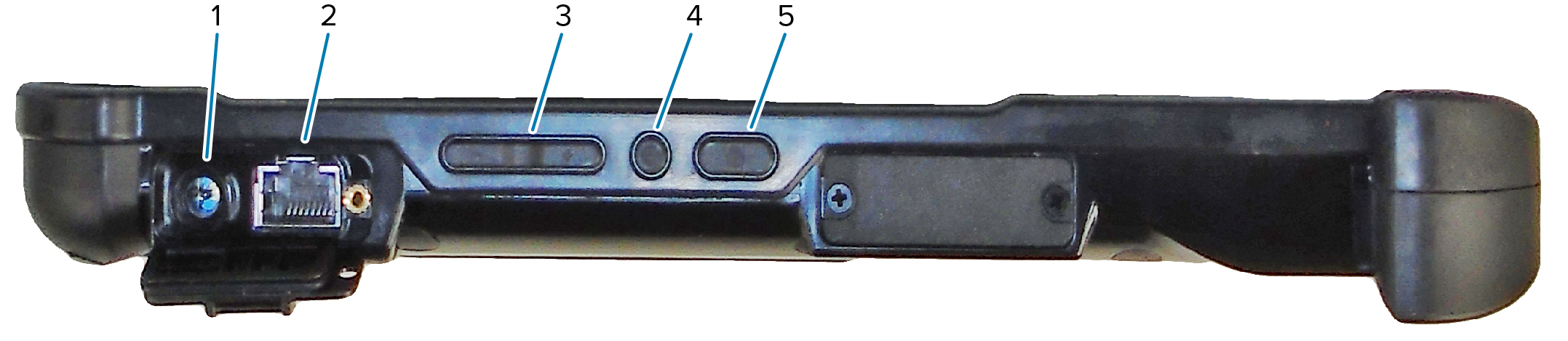 Vista del lado derecho del XPAD L10ax