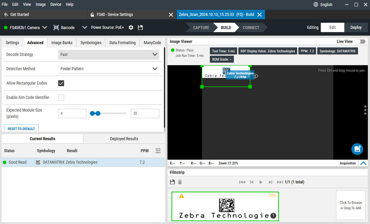 aurora focus advanced fixed scanning tools
