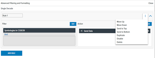 aurora focus advanced formatting manage rules