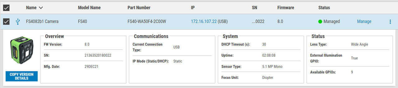 device settings zebra aurora focus