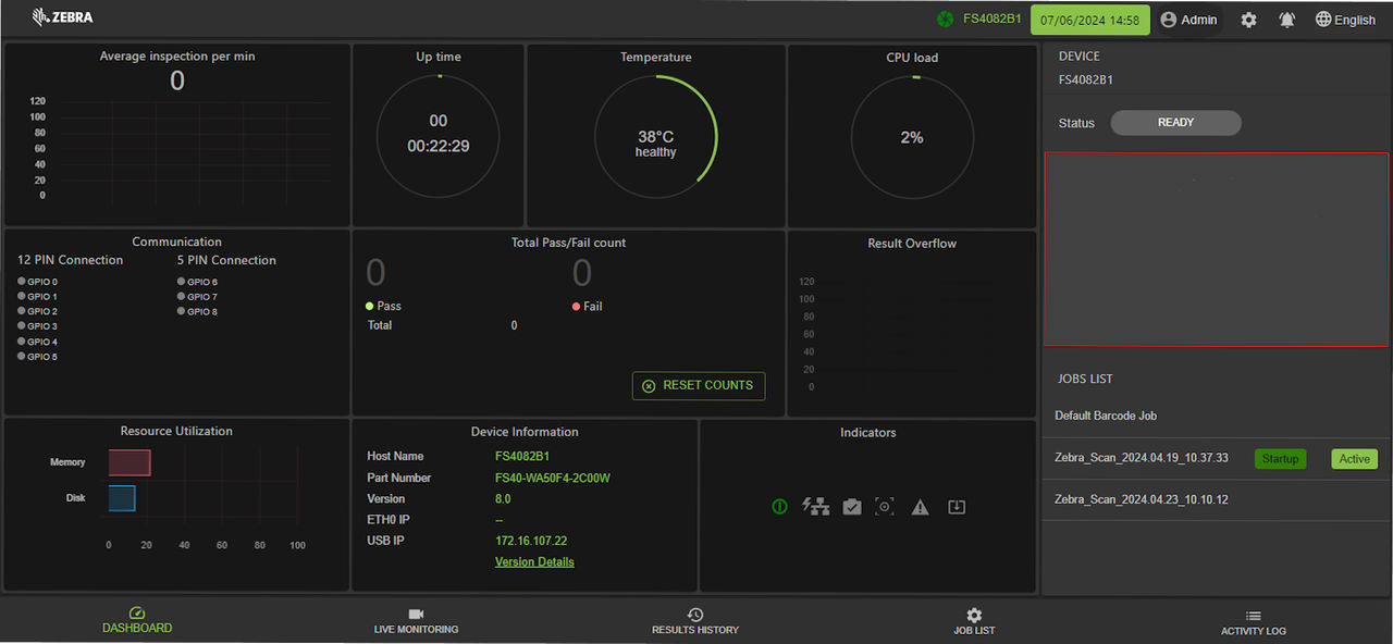 aurora focus web hmi dashboard