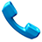 blue phone icon