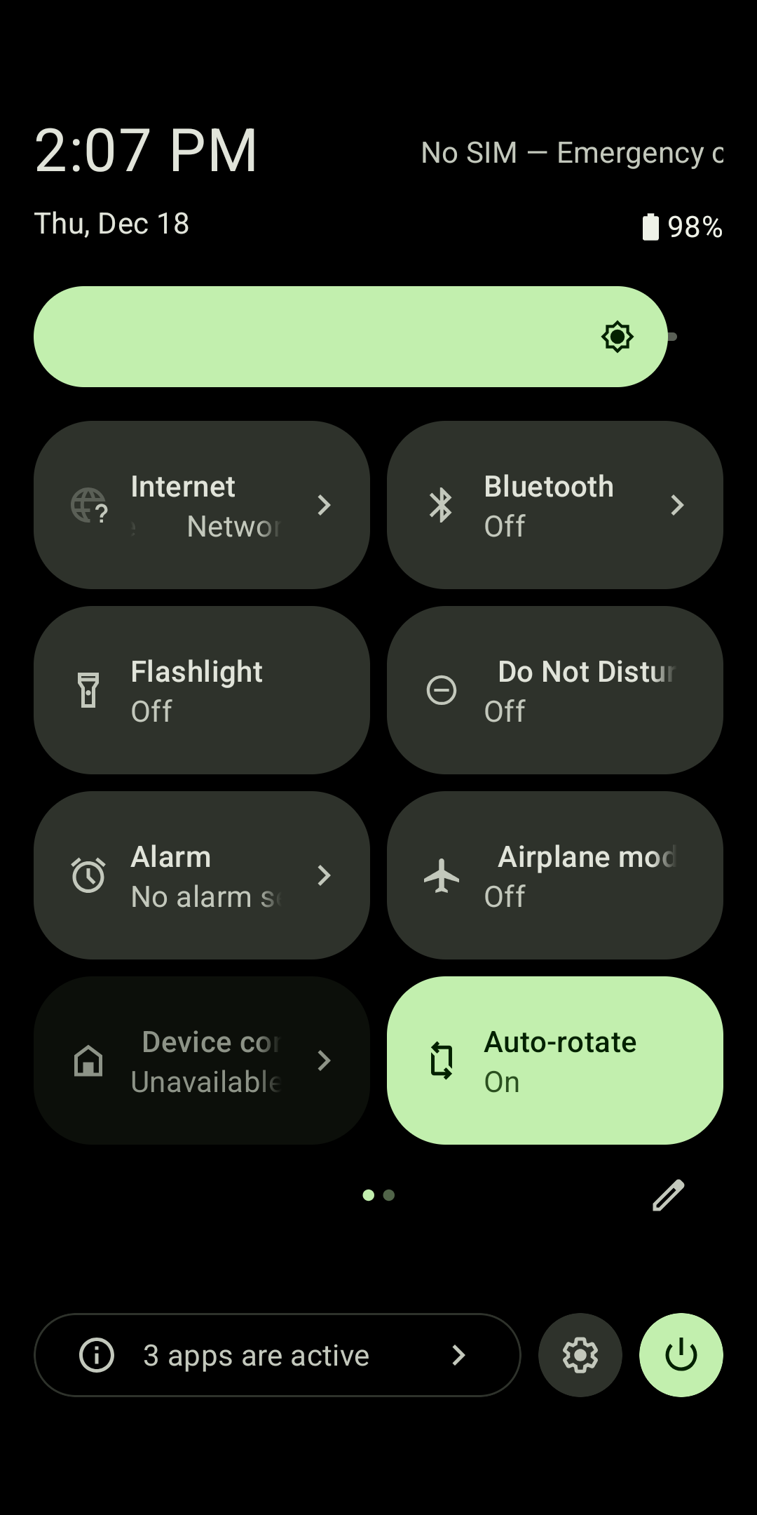 Notification Panel