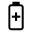 Battery Saver Icon is a battery outline with a plus sign in the middle