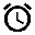 an icon depicting the alarm as active