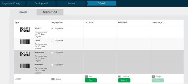 Screenshot from StageNow