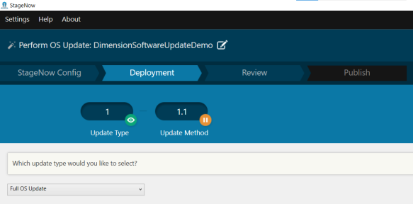 Screenshot from StageNow