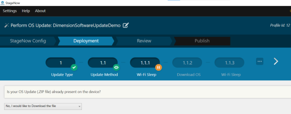 Screenshot from StageNow