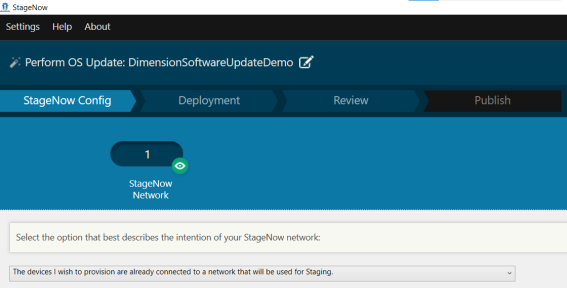 Screenshot from StageNow
