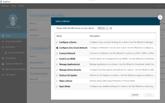 Screenshot from StageNow