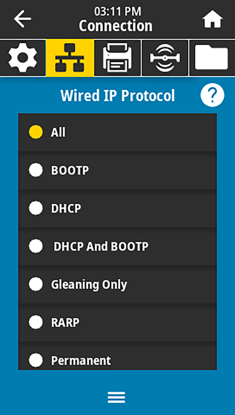 Wired IP Protocol