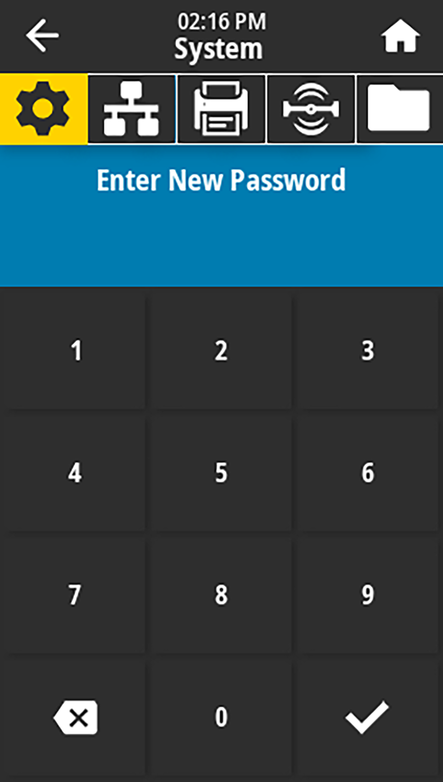 Set Password