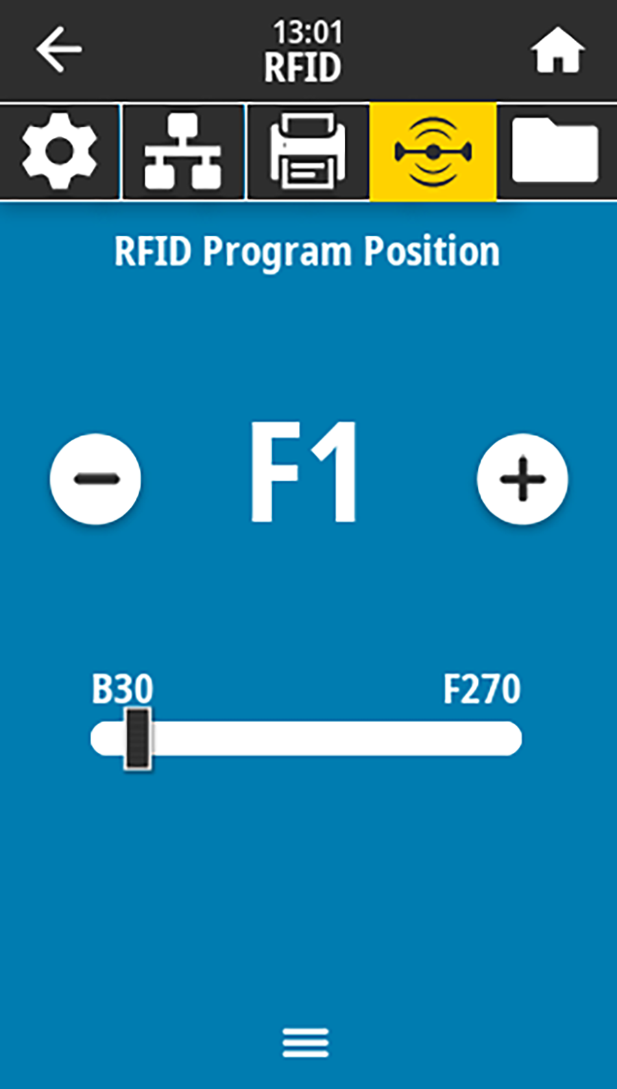 RFID Program Position