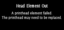 Head Element Out.