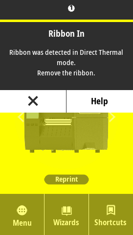 Ribbon In (Yellow)