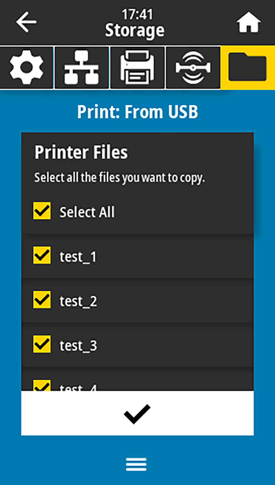 Print from USB