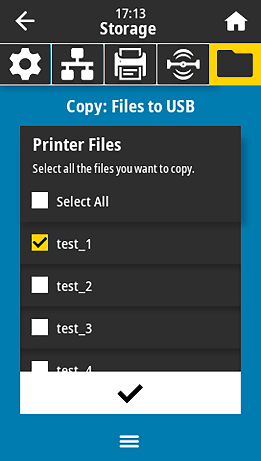 Copy Files to USB