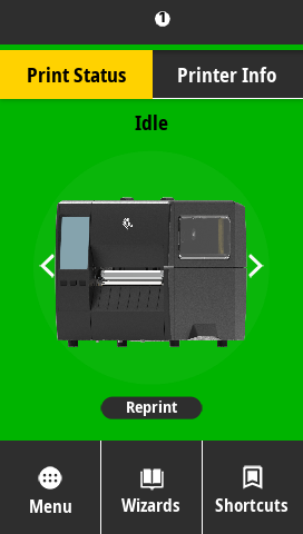 Print Status (Green).
