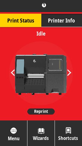 Print Status (Red).