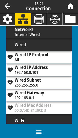 Wired MAC Address