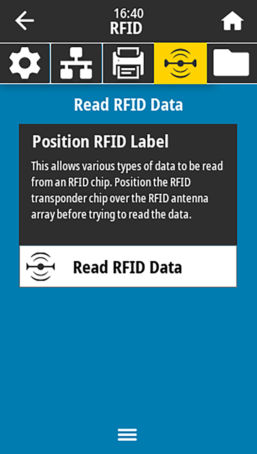Read RFID Data