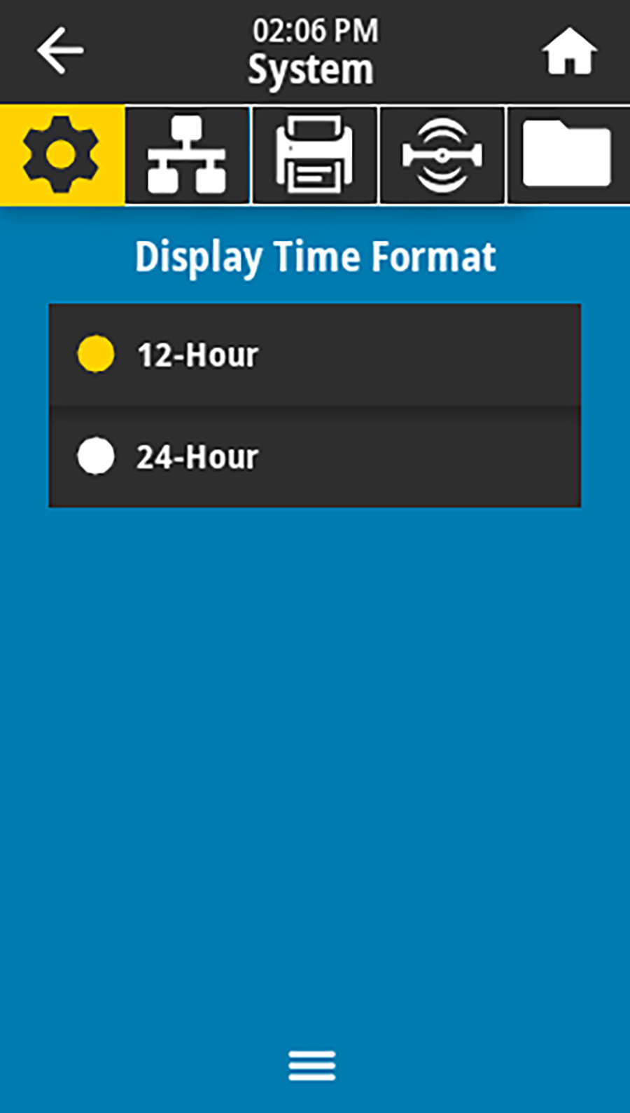 Display Time Format