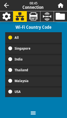 Wi-Fi Country Code
