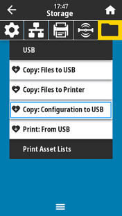Copy Configuration to USB