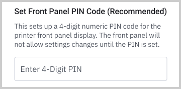 4-digit pin