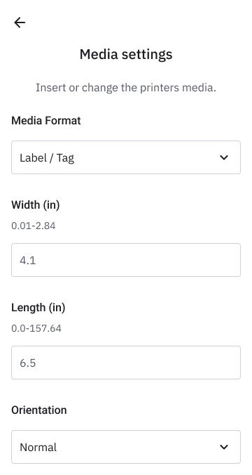 media settings 1