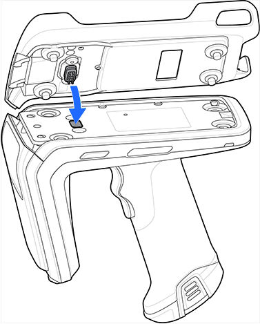 Ensure that the pogo pins are aligned