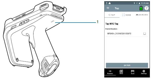 rfd40 connect nfc