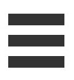 Three line menu icon