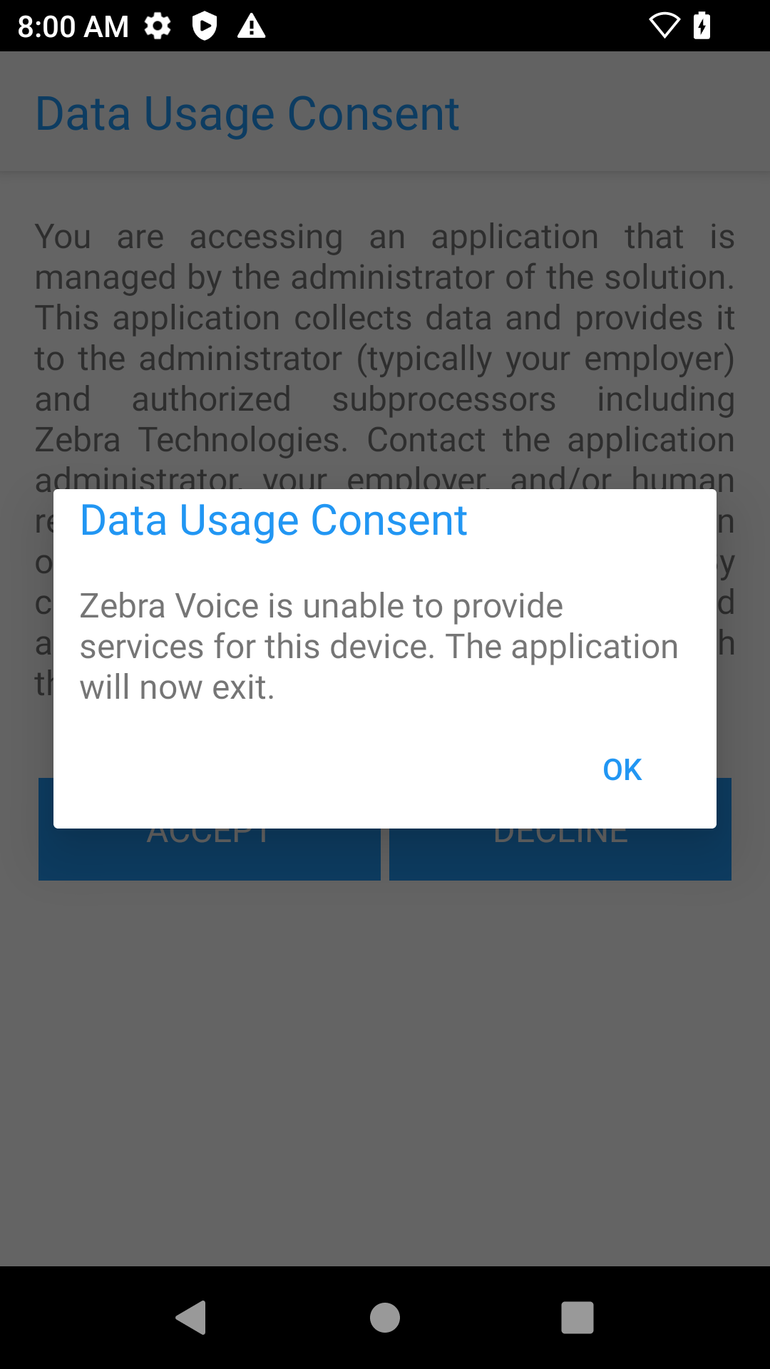 Data Usage Content
