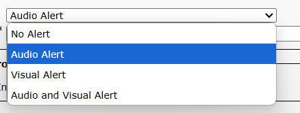 Notification Policy Screen
