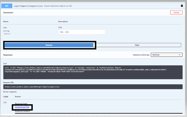 Download File Screen