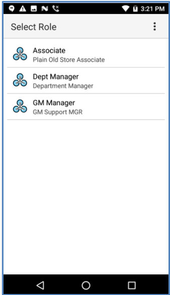Select Role