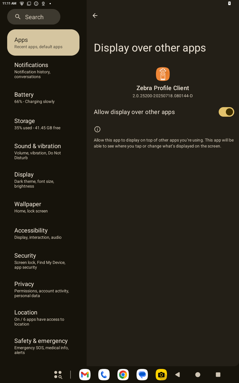 Enable App Access