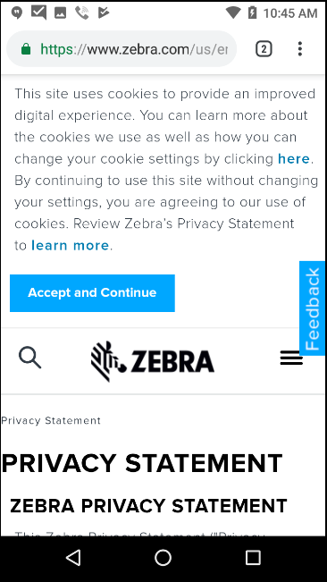 Web browser with URL address bar.