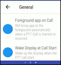 Bring PTT Lite to the foreground when receiving a PTT call.