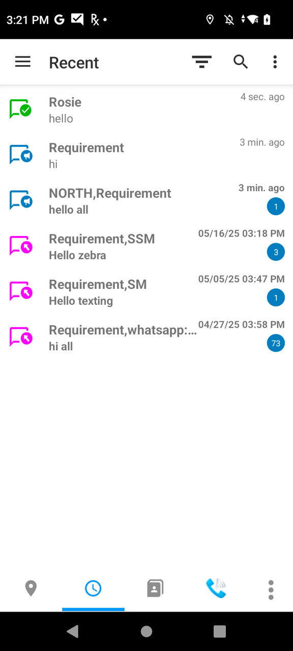 ZEMS Enabled Message Tab