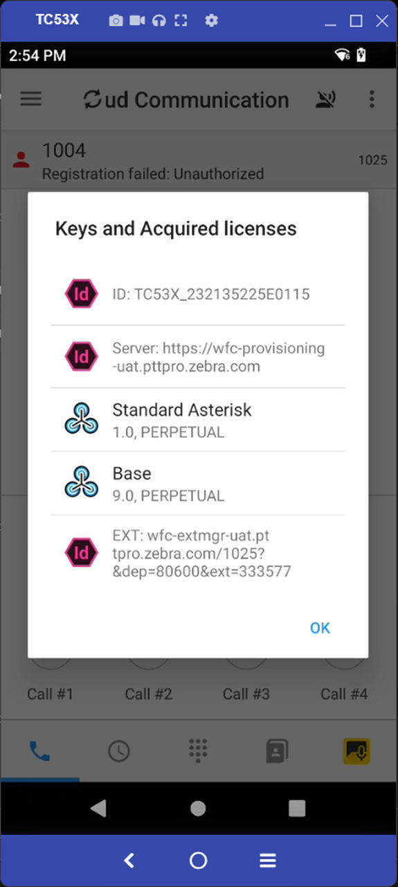 View Keys and Licenses