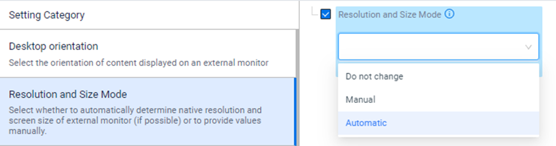 zebra dna cloud configure display settings manual or automatic
