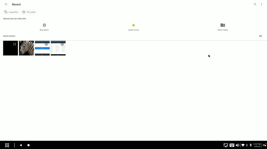 choose a wallpaper from the file explorer on your PC