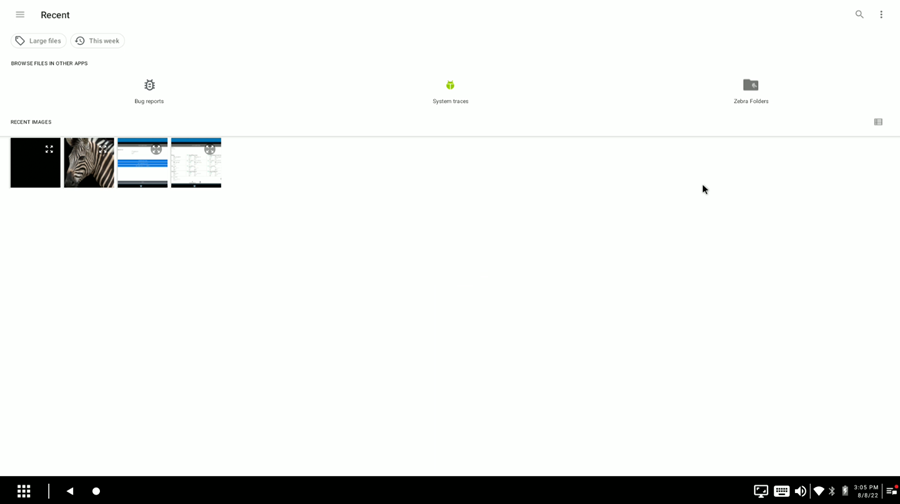 choose a wallpaper from the file explorer on your PC