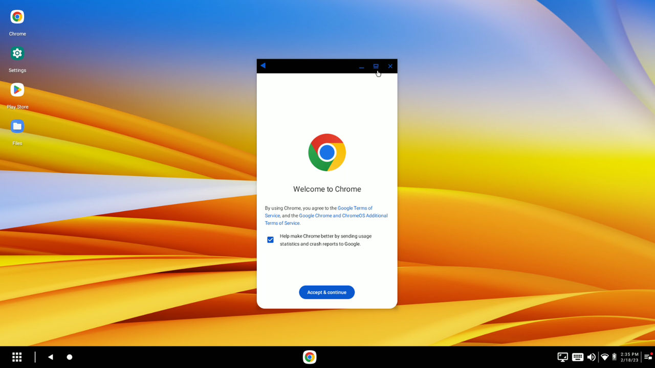 immersive mode mobile screen
