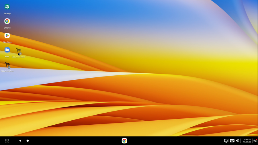 drag an icon onto another icons to create a shortcut group