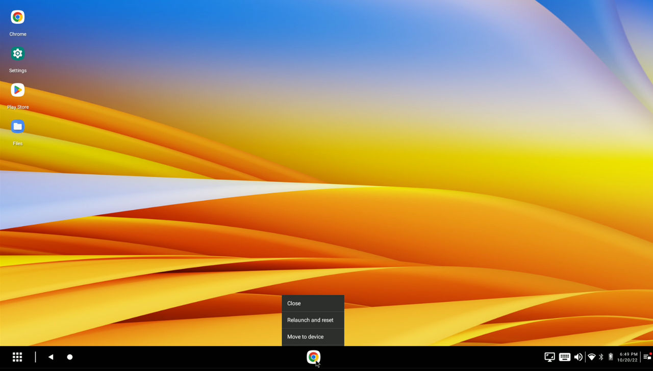 relaunch and reset application in a new window